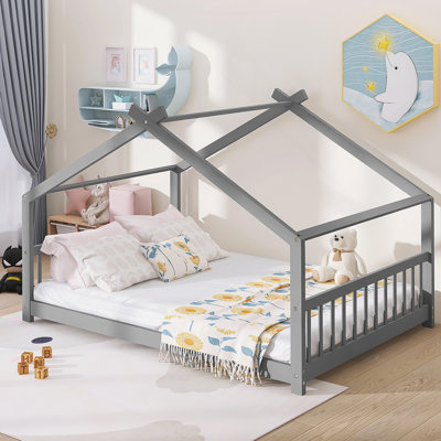 Full Size House Bed Wood Bed(OLD SKU:WF282522AAE)