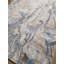 Tapis unique noué à la main brun / bleu / gris de 8 pi x 10 pi