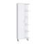 Armoire de rangement haute de 63 pouces avec quatre tablettes ouvertes