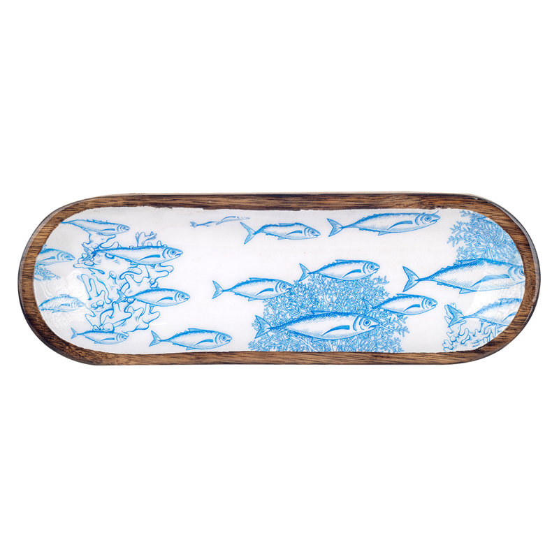 Vivienne Solid + Manufactured Wood Decorative Plate 1