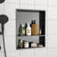 Double tablette de niche en acier inoxydable 21 "x 17"-116205691