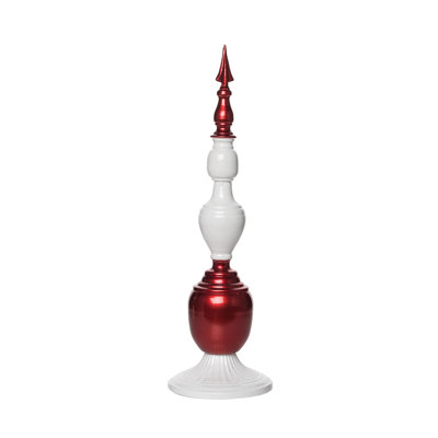 Décoration de Noël en métal 22,5 po. Menthe poivrée