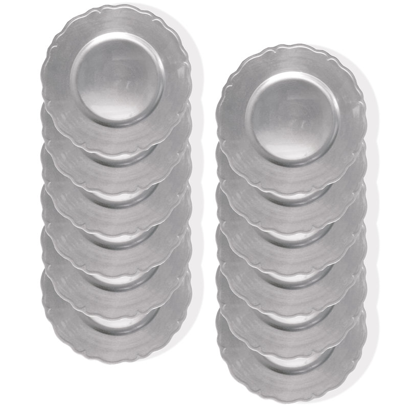 Plat de service 13 po, Argent