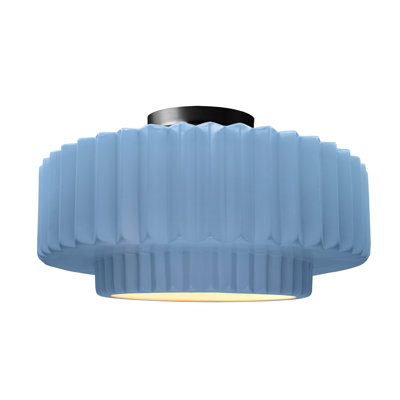 Plafonnier semi-encastré en céramique Radiance