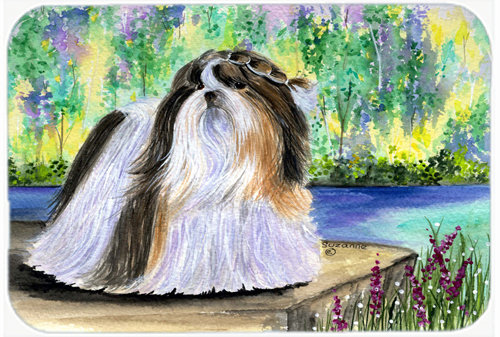 Shih Tzu Glass Cutting Board