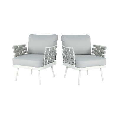 Mariano Steel Club Chair Set Of 2