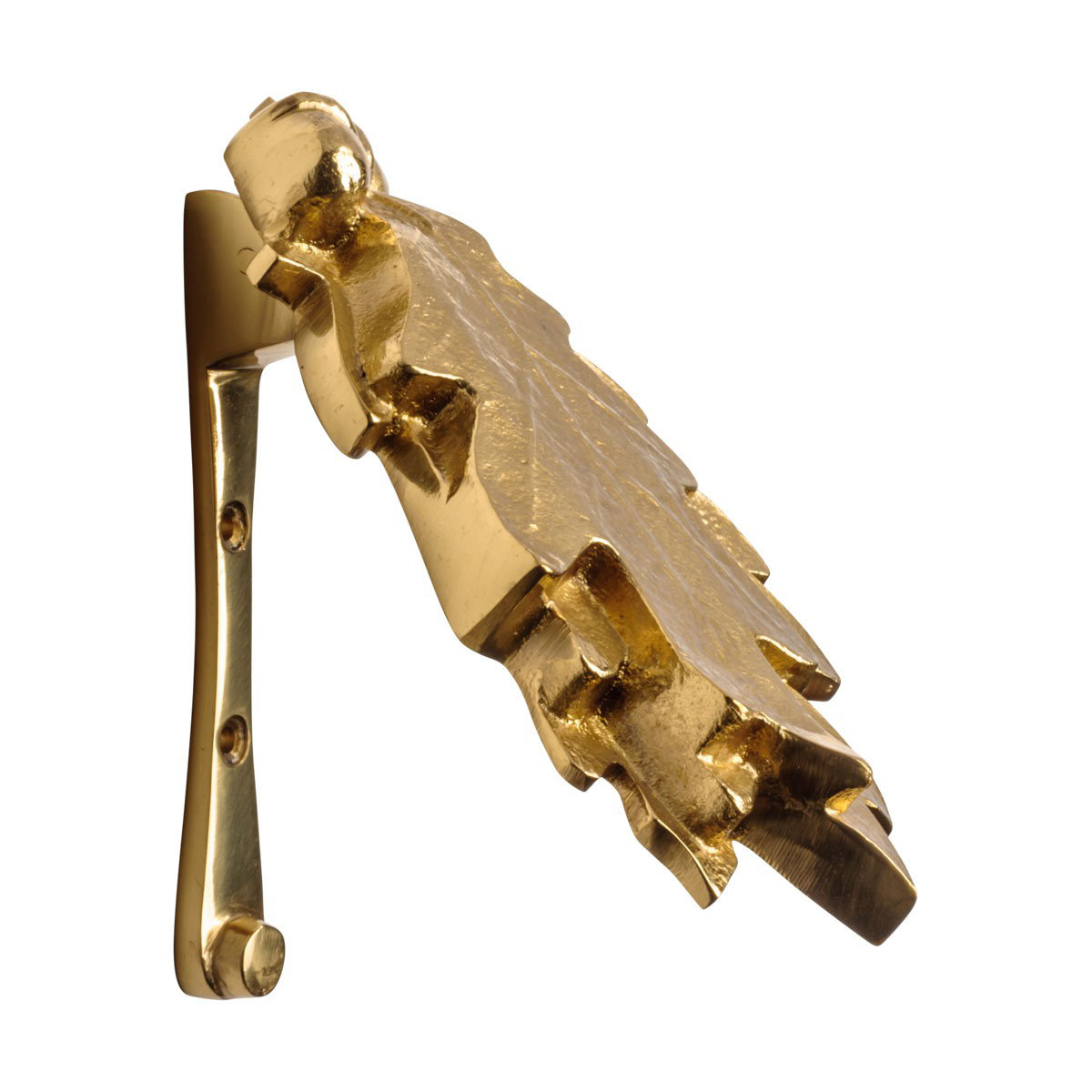 The Renovators Supply Inc. Oak Leaf Solid Brass Door Knocker Oak Leaf