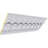 Endurathane Acanthus Leaf with Bead & Barrel Crown Moulding, 8 1/4"H x 8"P x 11 1/2"F x 94 1/2"L, Factory Primed