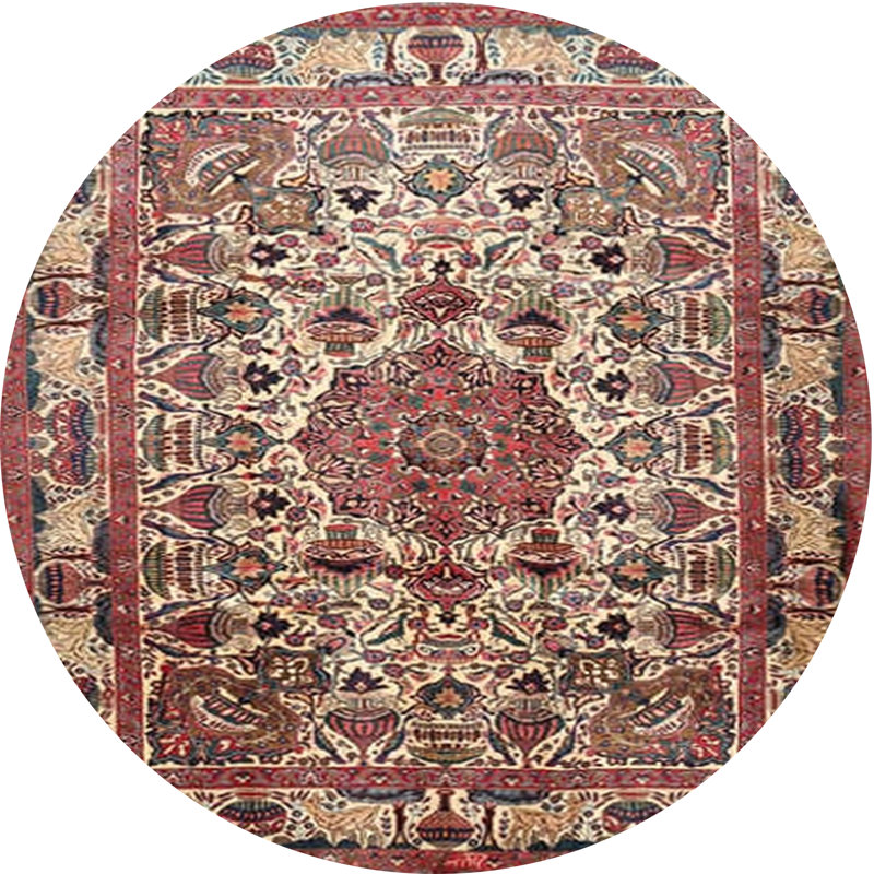 Oriental Indoor Rug, Round 8'