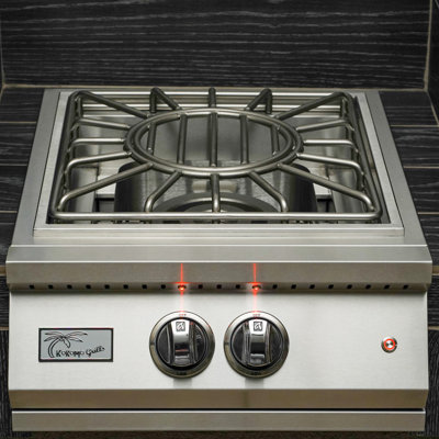 21'' Stainless Steel Drop-In Side Burner