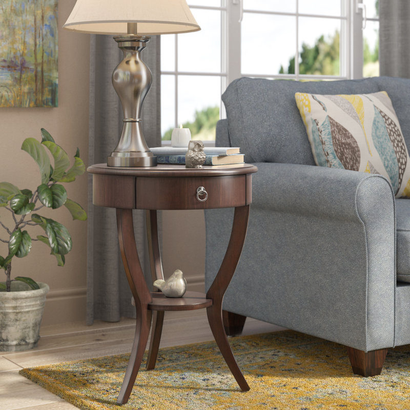 Beekman End Table with Storage, Espresso