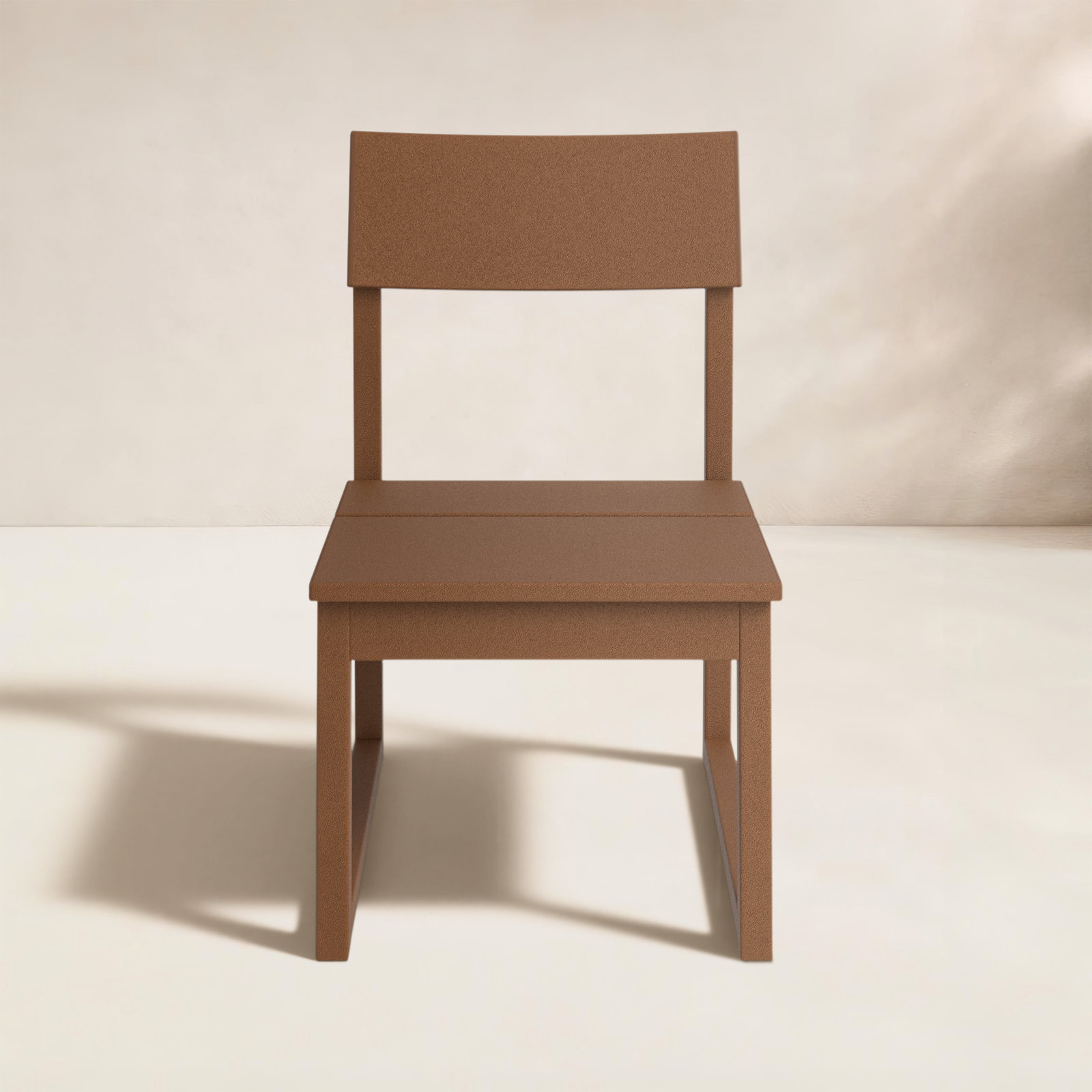 POLYWOOD® Edge Patio Side Chair, Teak