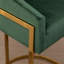 Tabouret de comptoir revêtu de velours l 22 po Johnnice -100480699