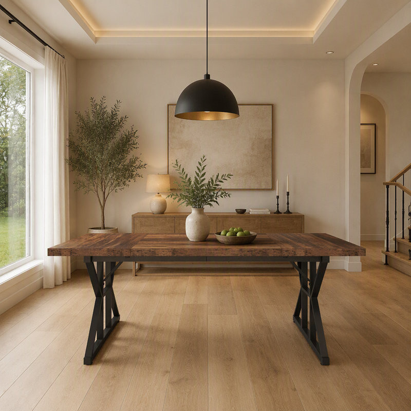 Table de salle à manger, Brun