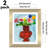 Wiedeman Kids Art Frame 10 x 12.5” with 8.5 x 11” Mat - Composite Wood with Glass (Set of 2)-1743790830