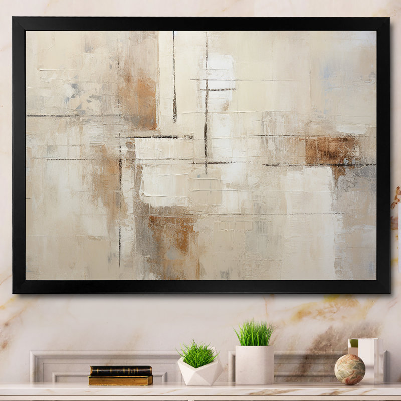 Minimalisme moderne, art zen scandinave II - décoration murale moderne scandinave, Cadre simple noir