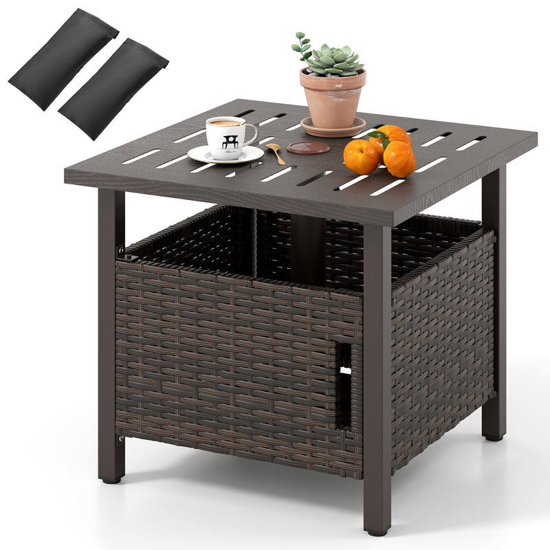 Square 55Cm L Outdoor Side Table