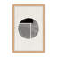 Abstract Minimalist Round by  - Picture Frame Painting on Paper-131292178-131292180-131292190