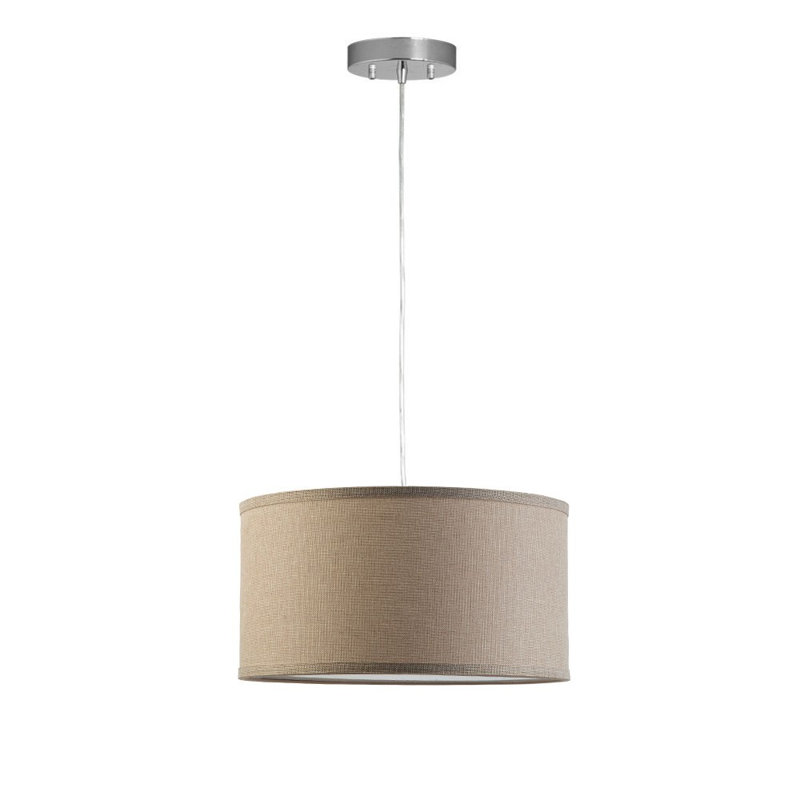 Kluge 1 - Light Single Pendant, Natural Linen