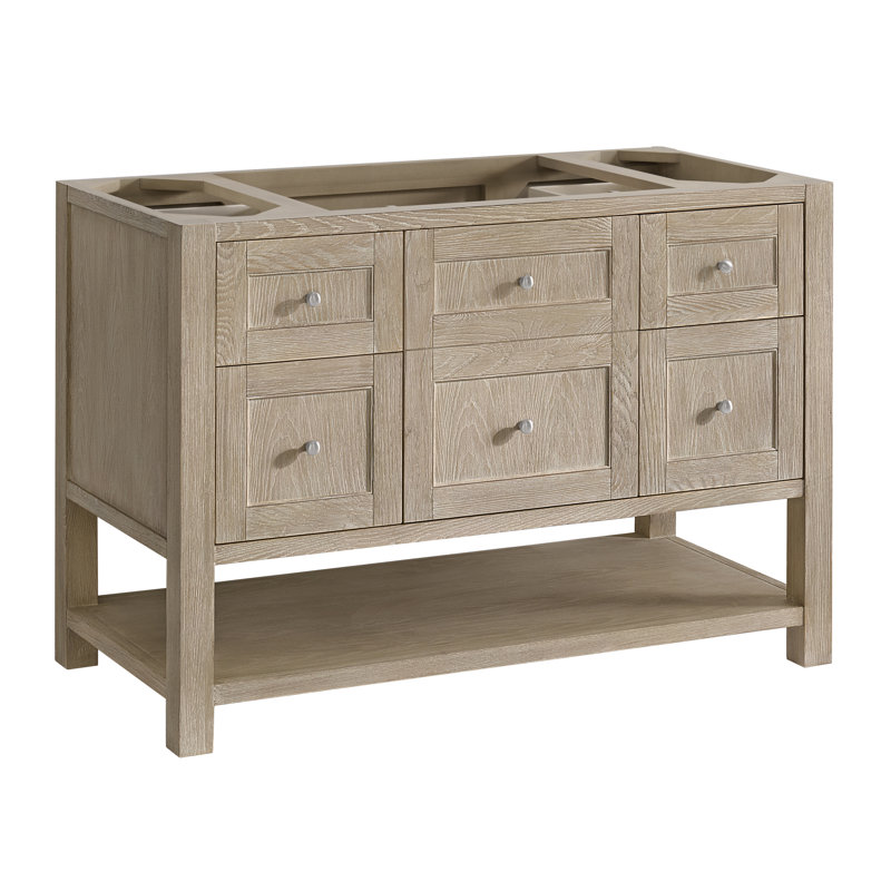 Breckenridge 48'' W Single Vanity, 8" Widespread, Lime Delight, Whitewashed Oak