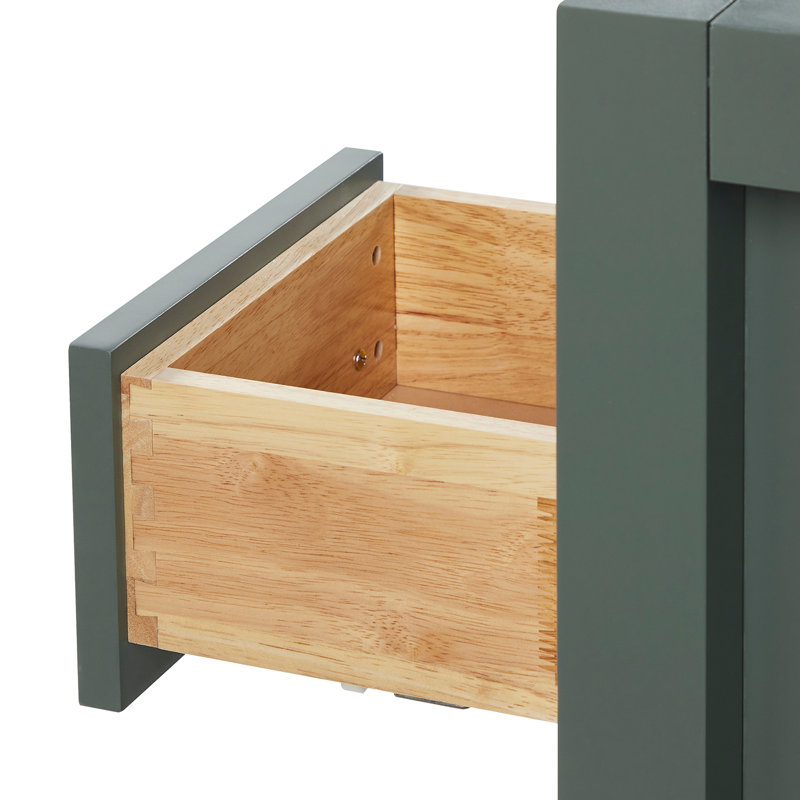 Base de meuble-lavabo simple 48 po Pawley, Vert rétro