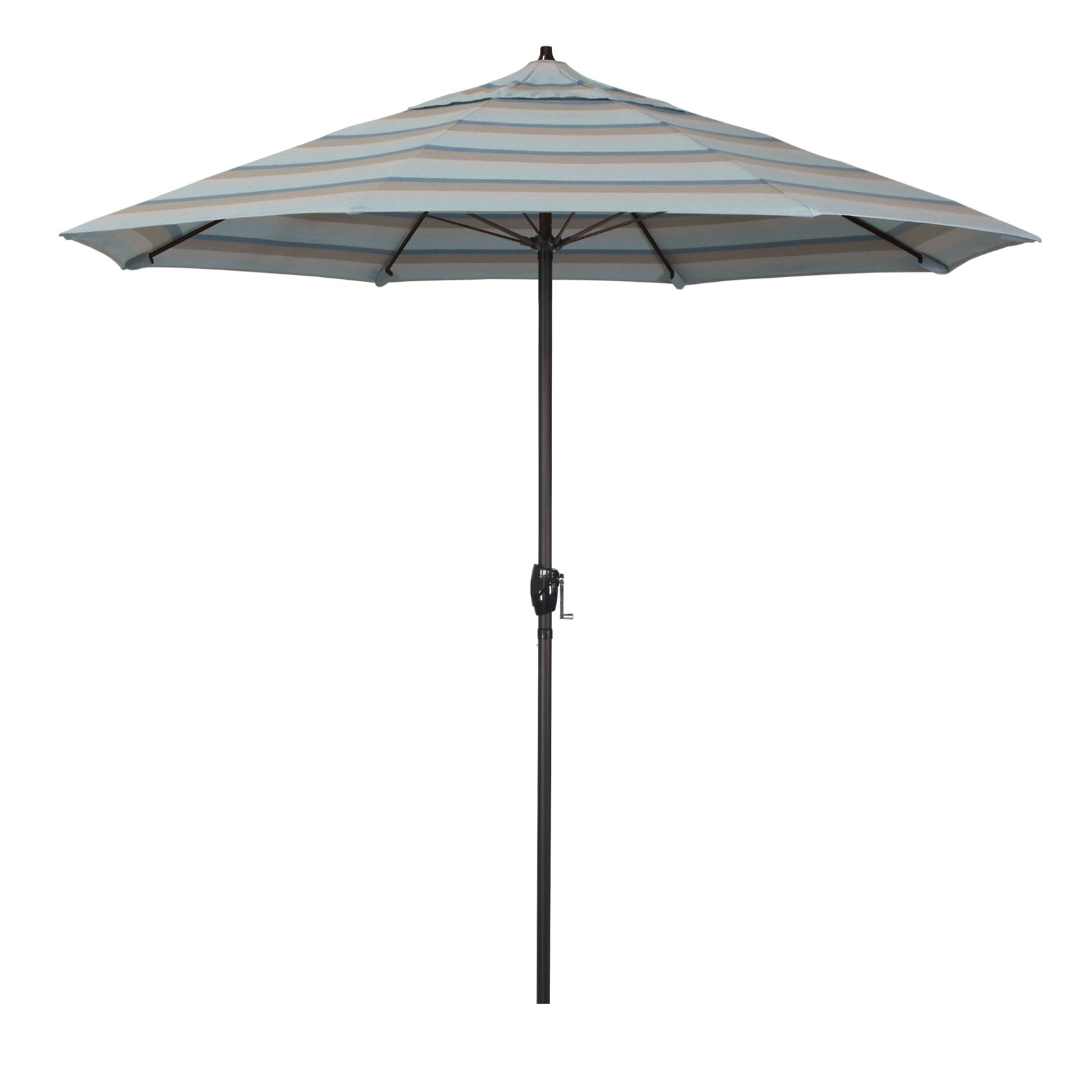 Gino 7.2' Sunbrella® Umbrella, 9', Gateway Mist Sunbrella®