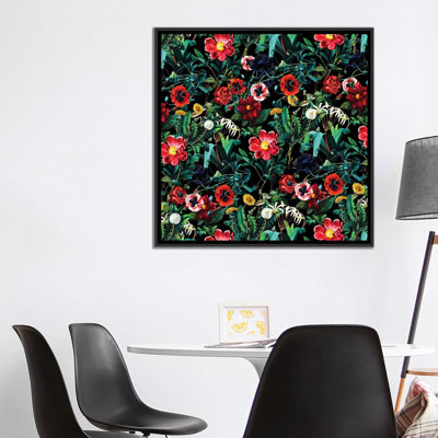 « night forest vii », impression sur toile tendue