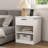 Wooden Nightstand Bedside Table With 1 Drawer And Shelves, End Table For Bedroom-1315660991
