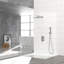 Dual Shower Head - 10 Inch Wall Mounted Square Shower System With Rough-In Valve-114230270