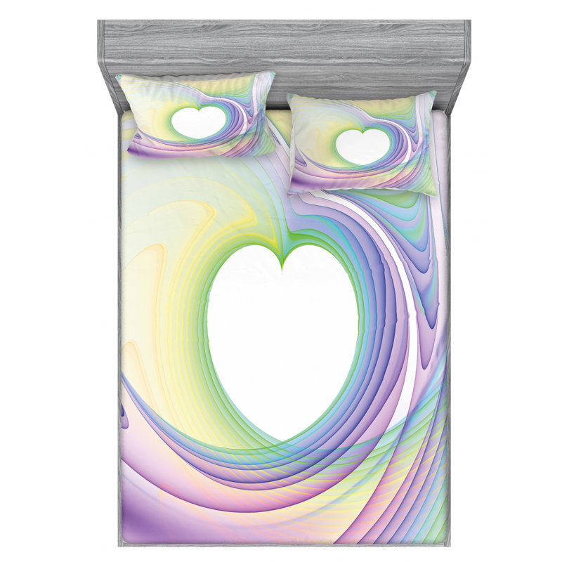 Microfiber Sheet Set, Full Sheet Set with Fitted Sheet