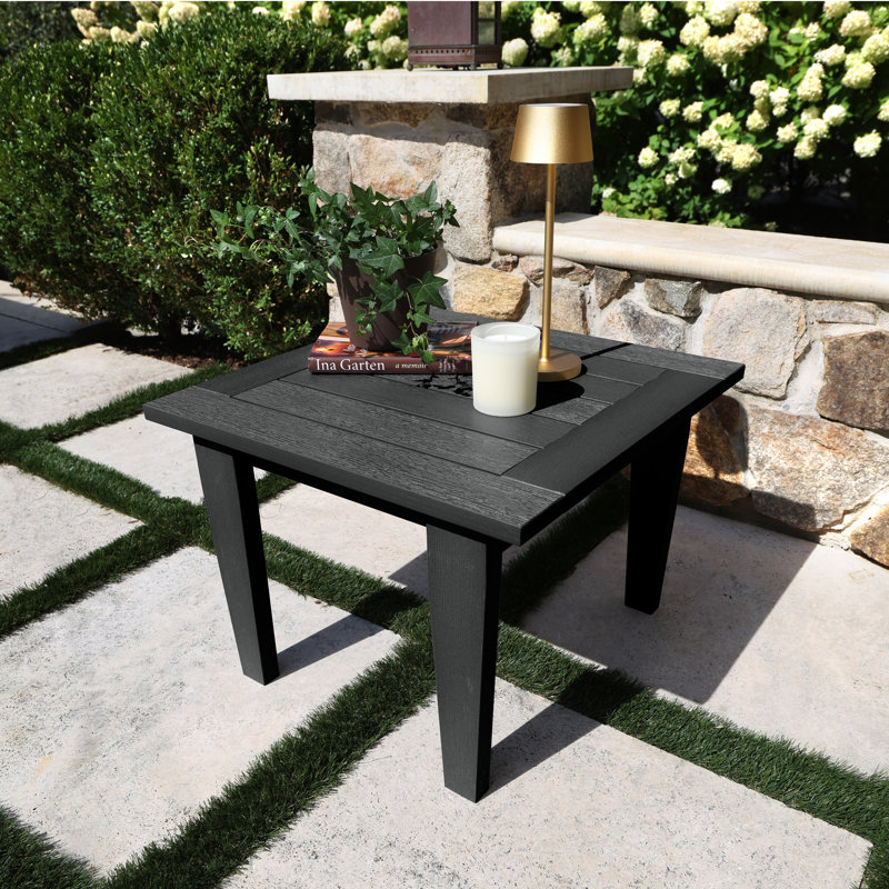 Lehigh Outdoor Side Table, Black