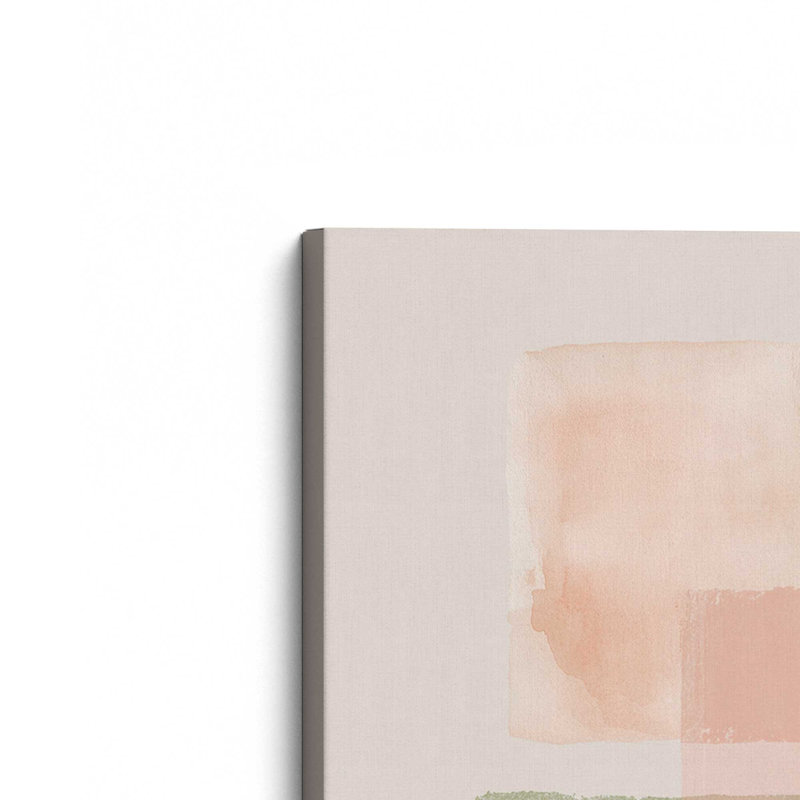 Ensemble de 2 estampes Autumn Peach, 16 po x 16 po, Toile tendue
