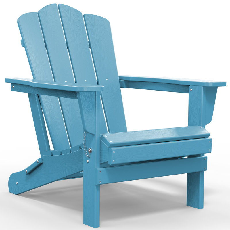 Chaise Adirondack pliante Delman, Bleu