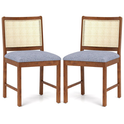 48cm H Linen Upholstered Side Chair