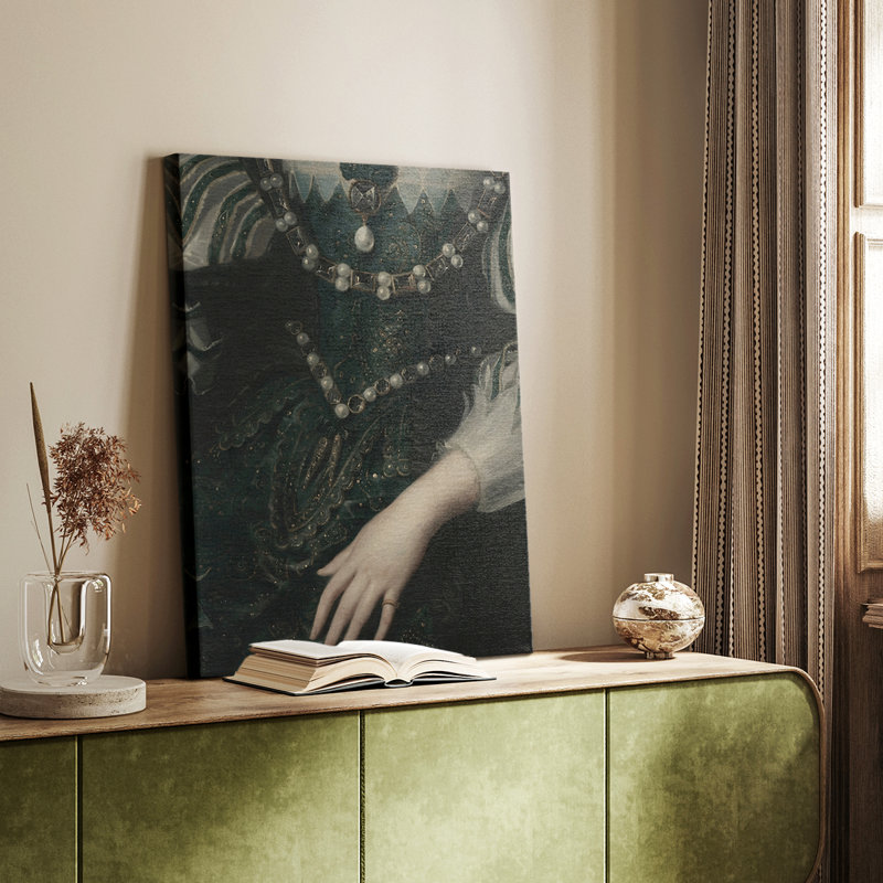 Impression de portrait rétro Cxxix - galerie enveloppée de cavas, H 12 po x l 8 po