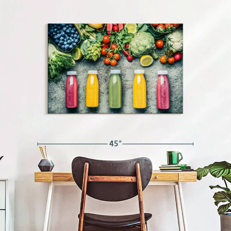 Yarlin Fresh Fruit Juices, 26" H x 39" W
