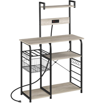 Eastway 35.5'' Standard Baker's Rack with Microwave Compatibility