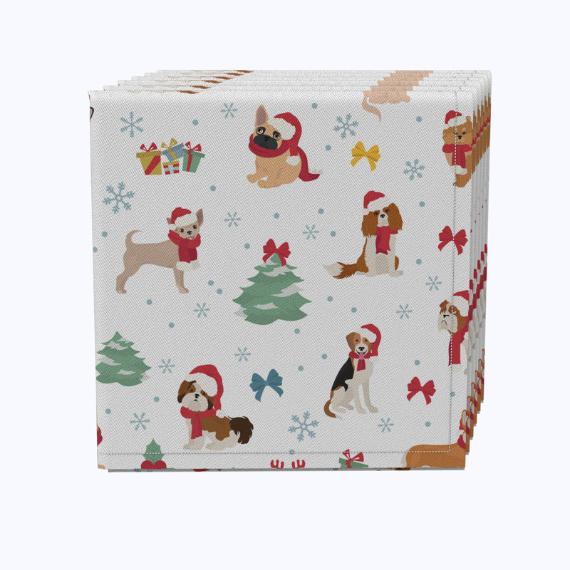Elixis 100% Cotton No Pattern Square Napkin