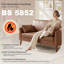 HOMCOM 2 Seater Sofa PU Leather Upholstered for Small Space-2083938714