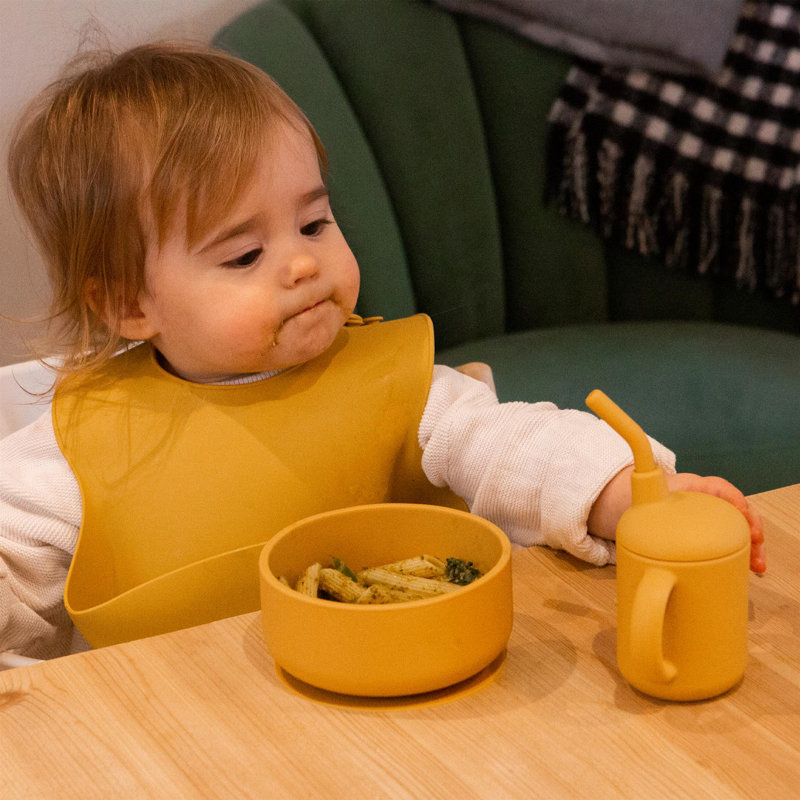 Dinnerware Set 4 Piece, Yellow