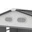 Remises de rangement extérieures en métal durable, grande remise à outils de jardin 8 x 8 avec portes verrouillables