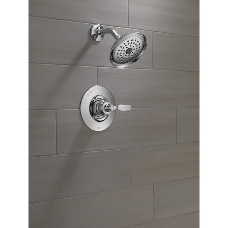 Woodhurst 14 Series Single-Function Shower Faucet Set, Shower Valve Trim Kit, Chrome