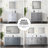 Bath Vanity with Right Offset and White Quartz Top-2106837194