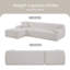 Canapé modulaire rembourré 2 pièces Kayari-2119132934