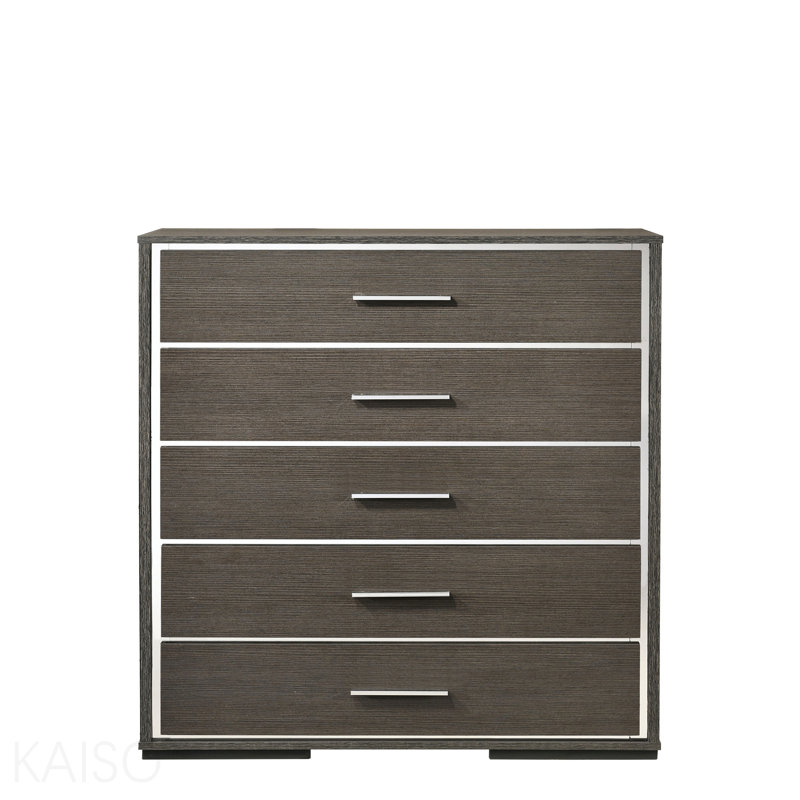 Commode à finition chêne gris