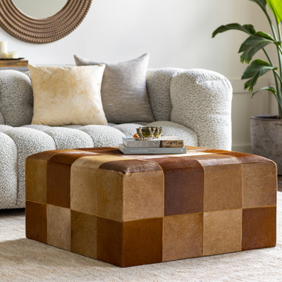 Holton Leather Ottoman