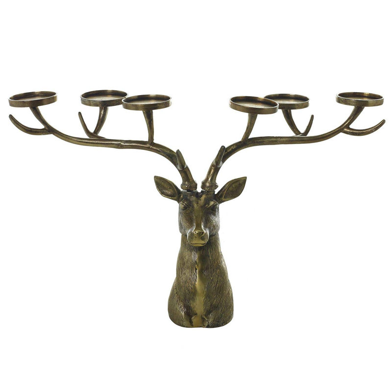 21'' H Metal Tabletop Candelabra