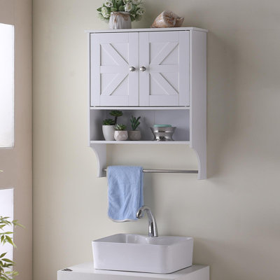 Armoire de rangement au-dessus des toilettes Farmhouse