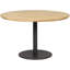Duplantis 4 - Person Teak Solid Wood Patio Dining Set Umbrella Hole Included Round Table-109024916