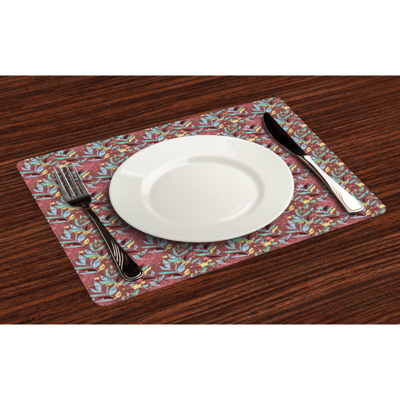 Polyester Patterned Rectangle Placemat